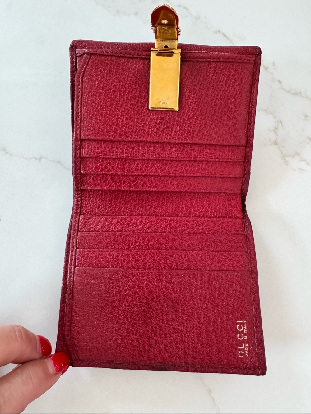 Gucci Vintage 90’s Italy Wallet - Picture 2 of 10